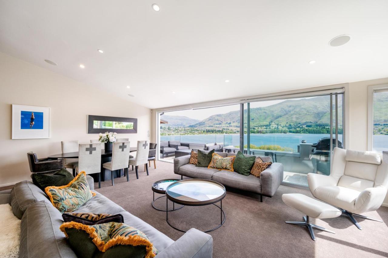 Luxury Lakeview Vista Apartment Wanaka Exterior foto