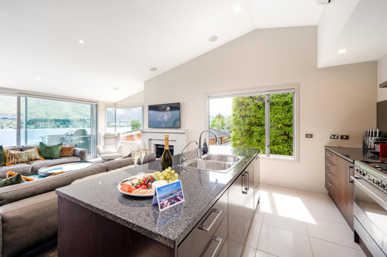 Luxury Lakeview Vista Apartment Wanaka Exterior foto